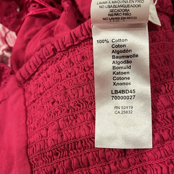 🆕 La Blanca Resortwear Dress Coverup Magenta Size L - Picture 11 of 11